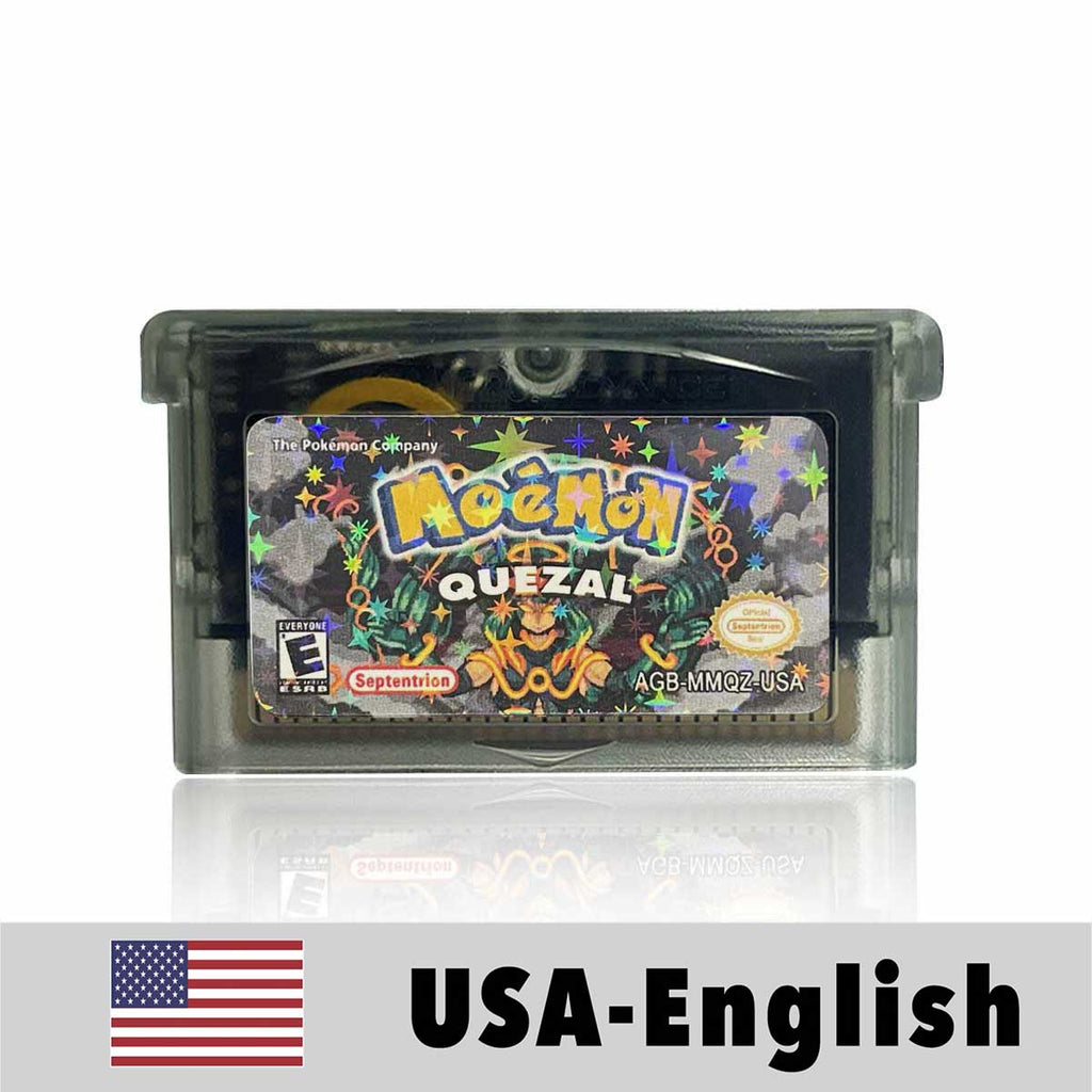 USA ESP Pokemon Moemon QUEZAL For GBA