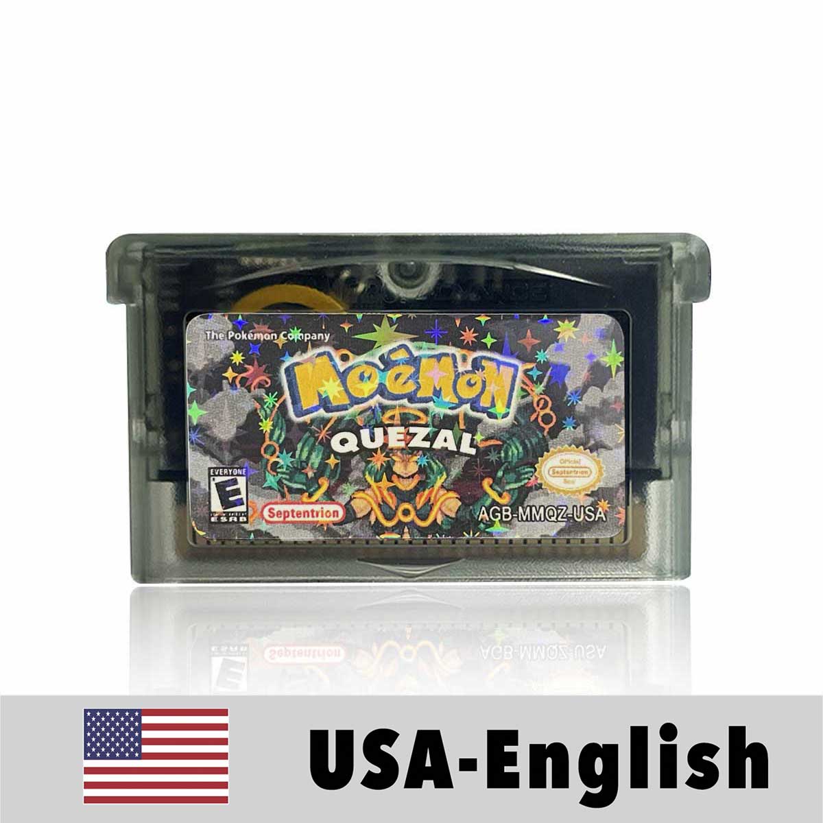USA ESP Pokemon Moemon QUEZAL For GBA