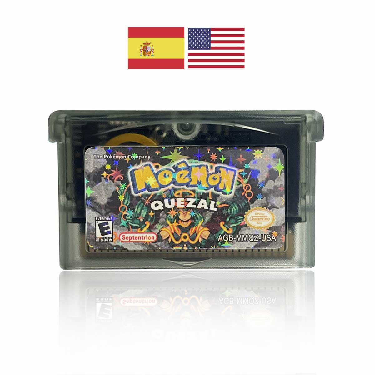 USA ESP Pokemon Moemon QUEZAL For GBA