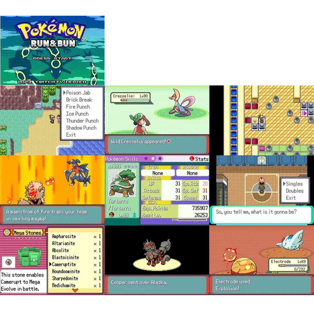 USA Pokemon Run & Bun v1.07 For GBA