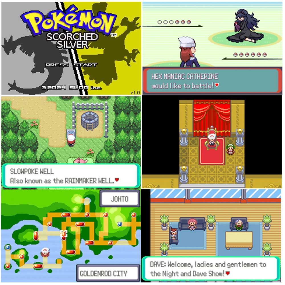 USA Pokemon SCORCHED SILVER v1.3 For GBA