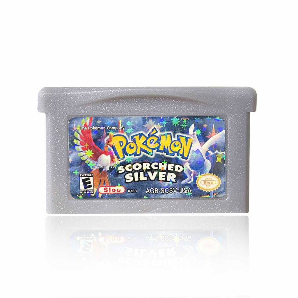 USA Pokemon SCORCHED SILVER v1.3 For GBA