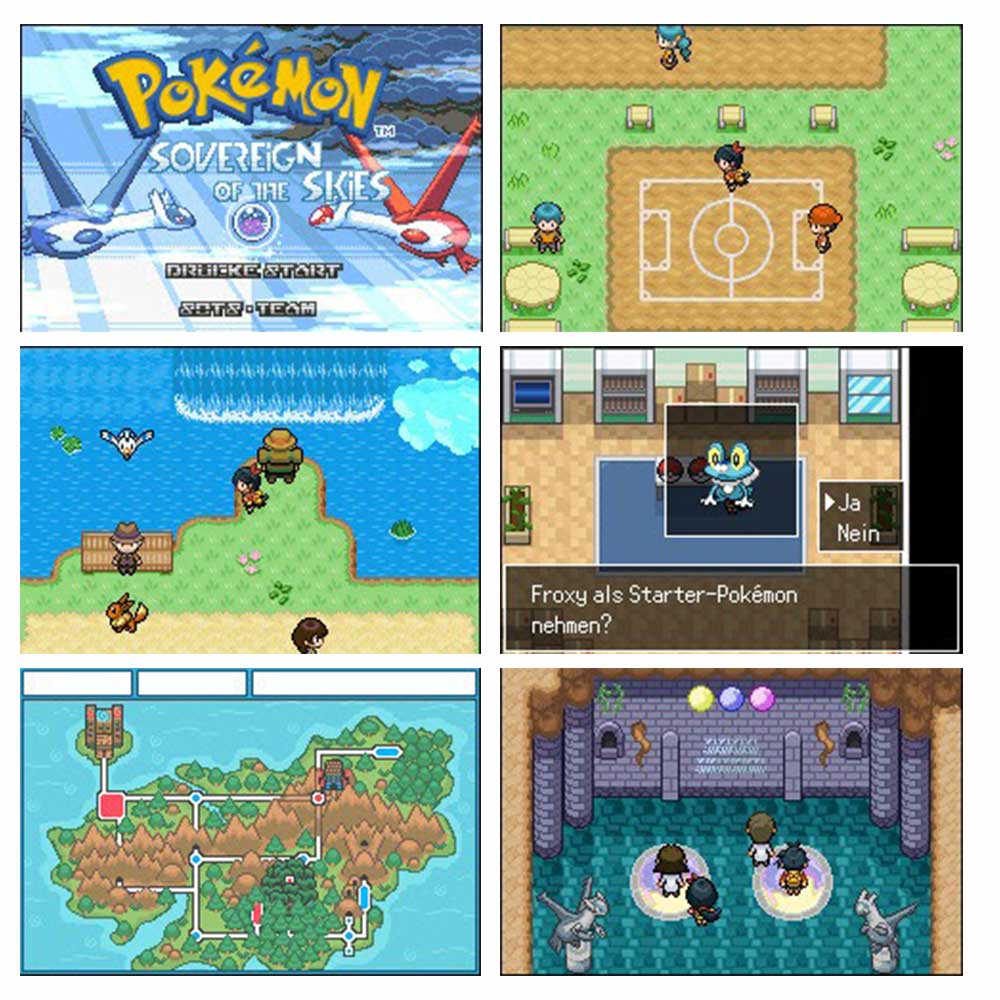 USA NOE Pokemon SOVEREIGN OF THE SKIES For GBA