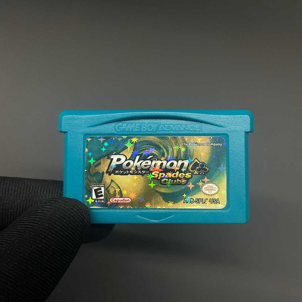 USA Pokemon Spades Clubs For GBA