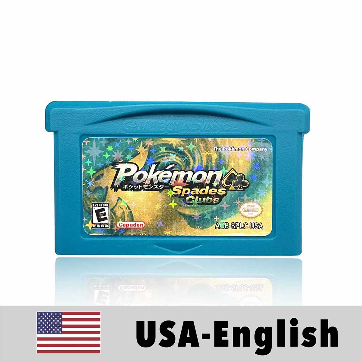 USA Pokemon Spades Clubs For GBA