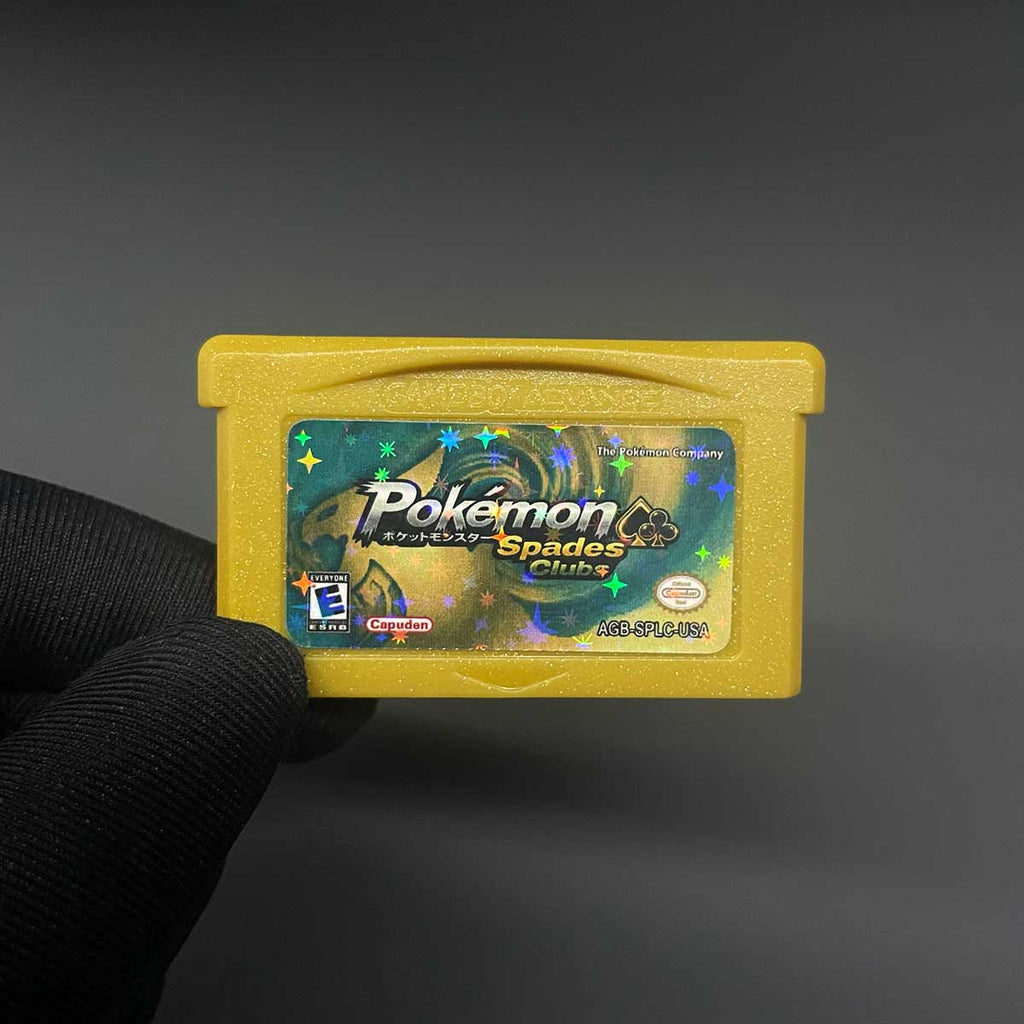 USA Pokemon Spades Clubs For GBA