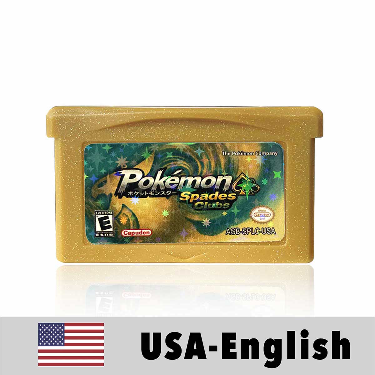 USA Pokemon Spades Clubs For GBA