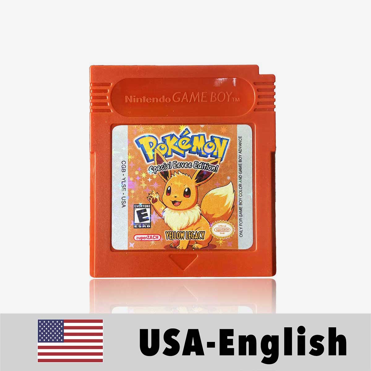 USA Pokemon Special PiRachu Edition.YELLOW LEGACY  For GBC