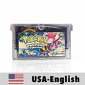 USA ESP Pokemon Unbound v2.1.1 cart box For GBA