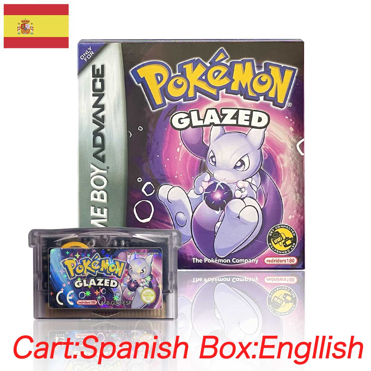 USA ESP Pokemon GLAZED cart box tray For GBA