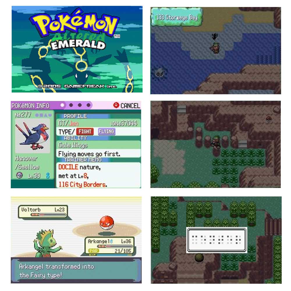 USA Pokemon Altered Emerald v4.1 For GBA