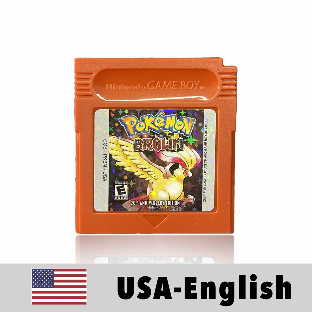 USA version Pokemon BROWN For GBC