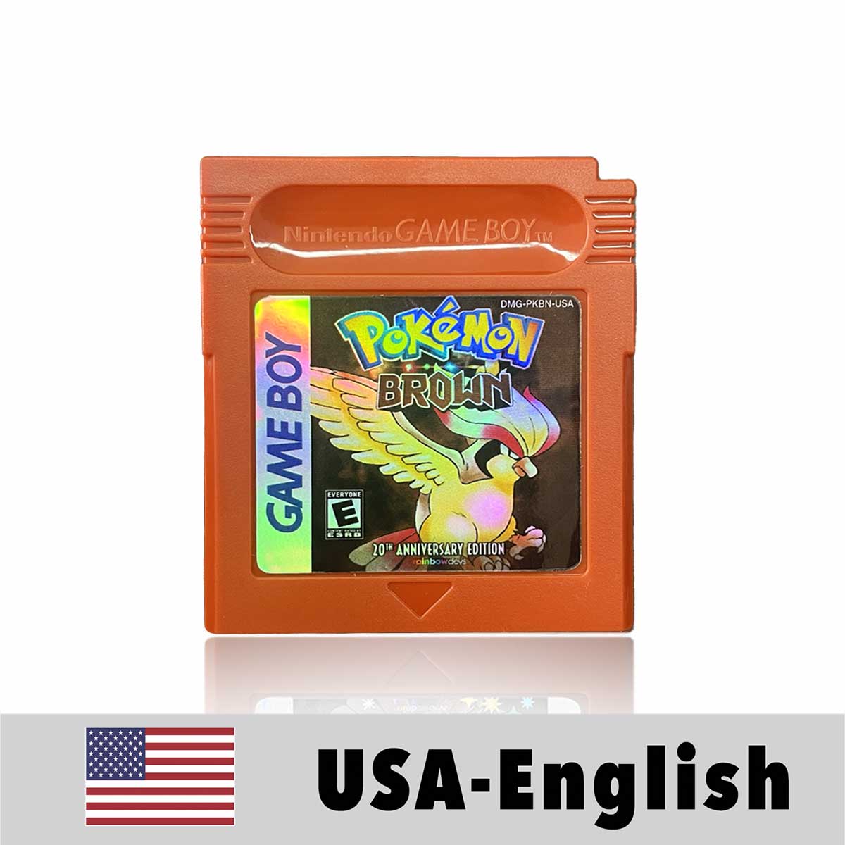 USA version Pokemon BROWN For GBC