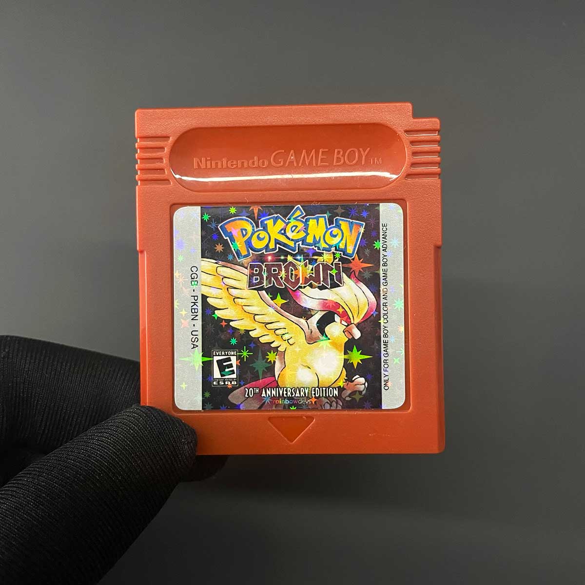 USA version Pokemon BROWN For GBC