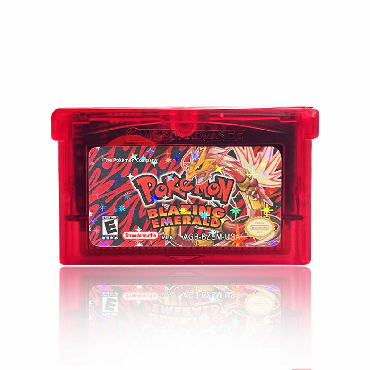 USA Pokemon BLAZING EMERALD For GBA