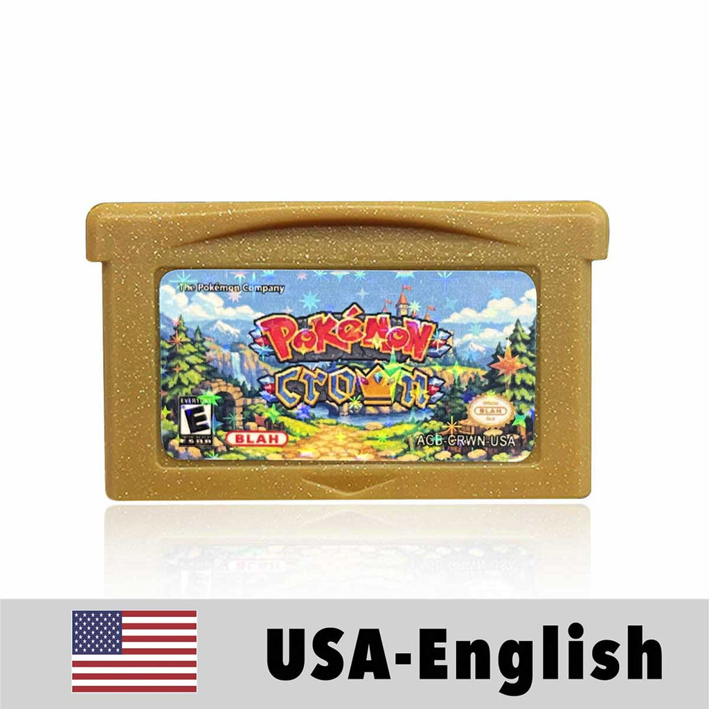 USA Pokemon CROWN For GBA