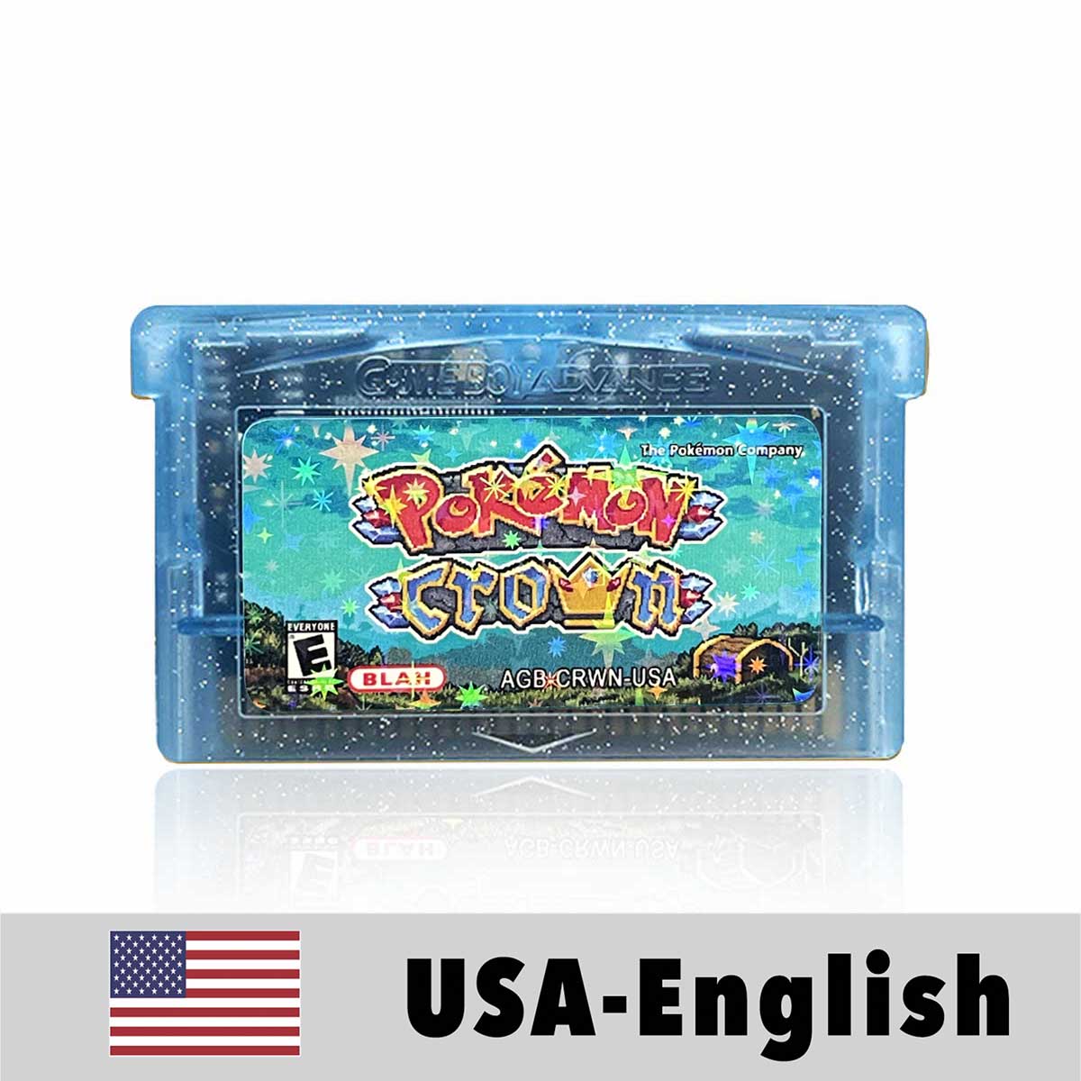 USA Pokemon CROWN For GBA
