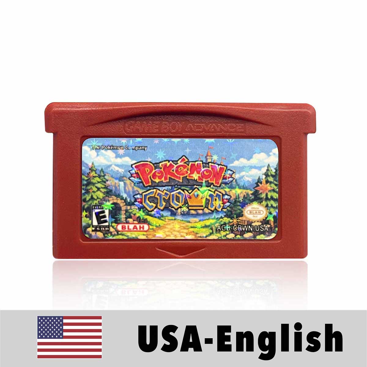 USA Pokemon CROWN For GBA