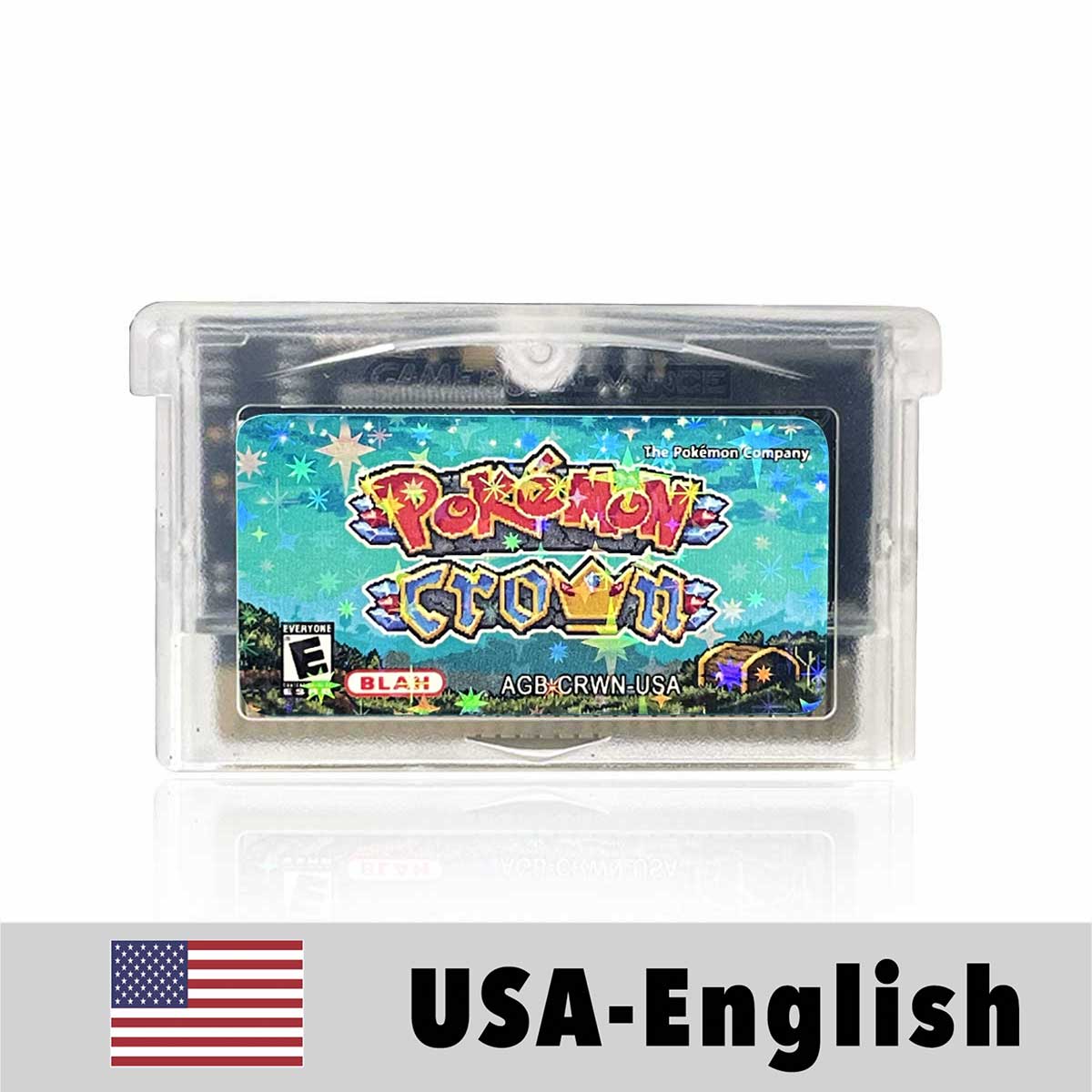 USA Pokemon CROWN For GBA