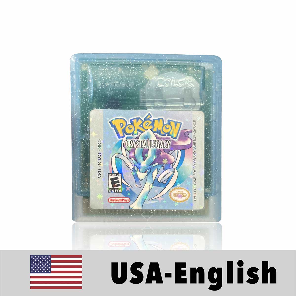 USA English Pokemon crystal legacy For GBC