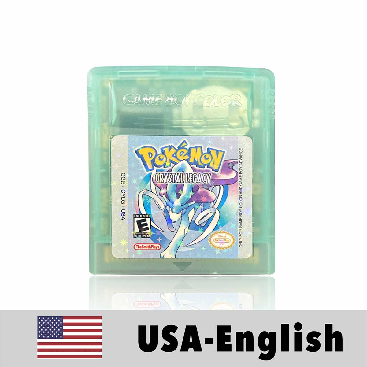 USA English Pokemon crystal legacy For GBC