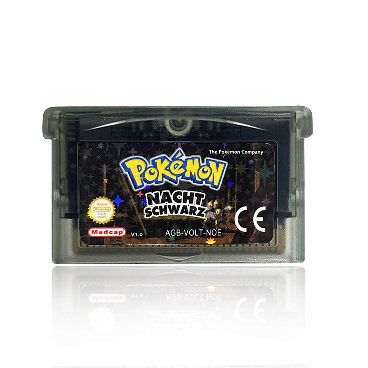 NOE German Pokemon NACHT SCHWARZ For GBA