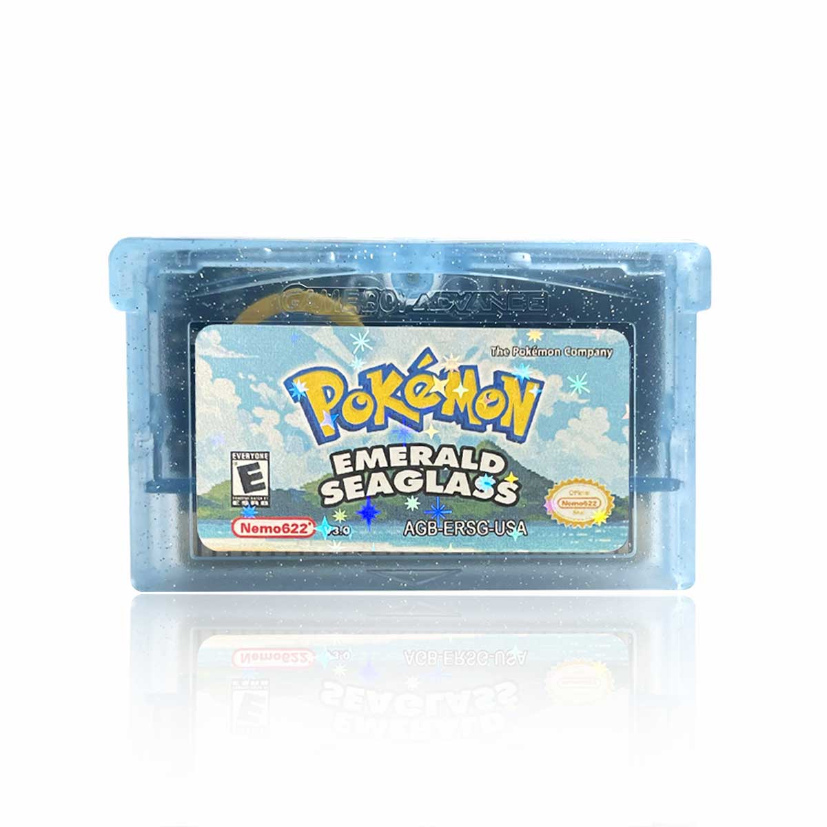 USA Pokemon EMERALD SEAGLASS For GBA