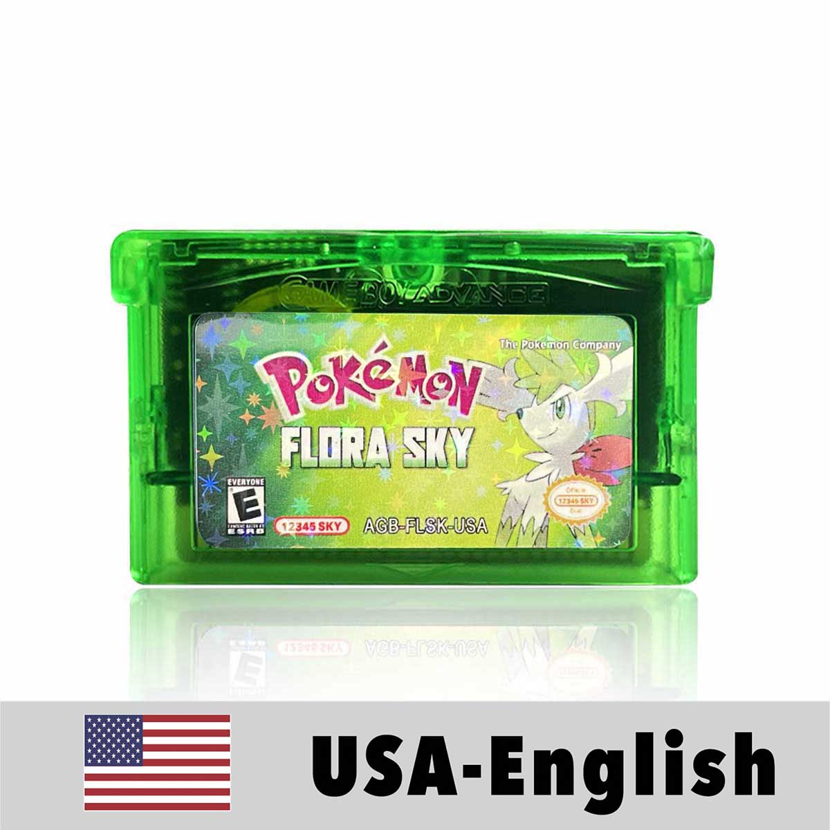 USA ESP Pokemon FLORA SKY For GBA