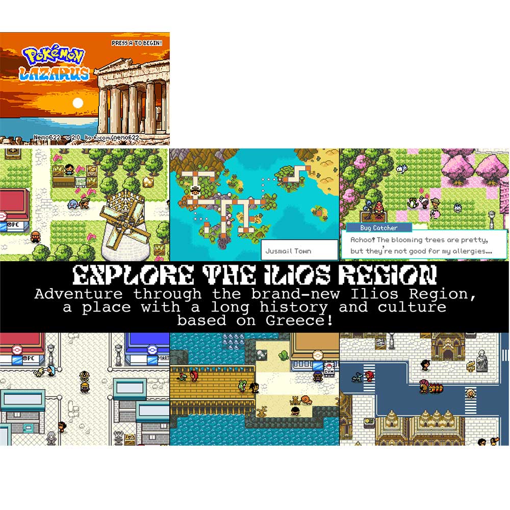 USA Pokemon LAZARUS For GBA