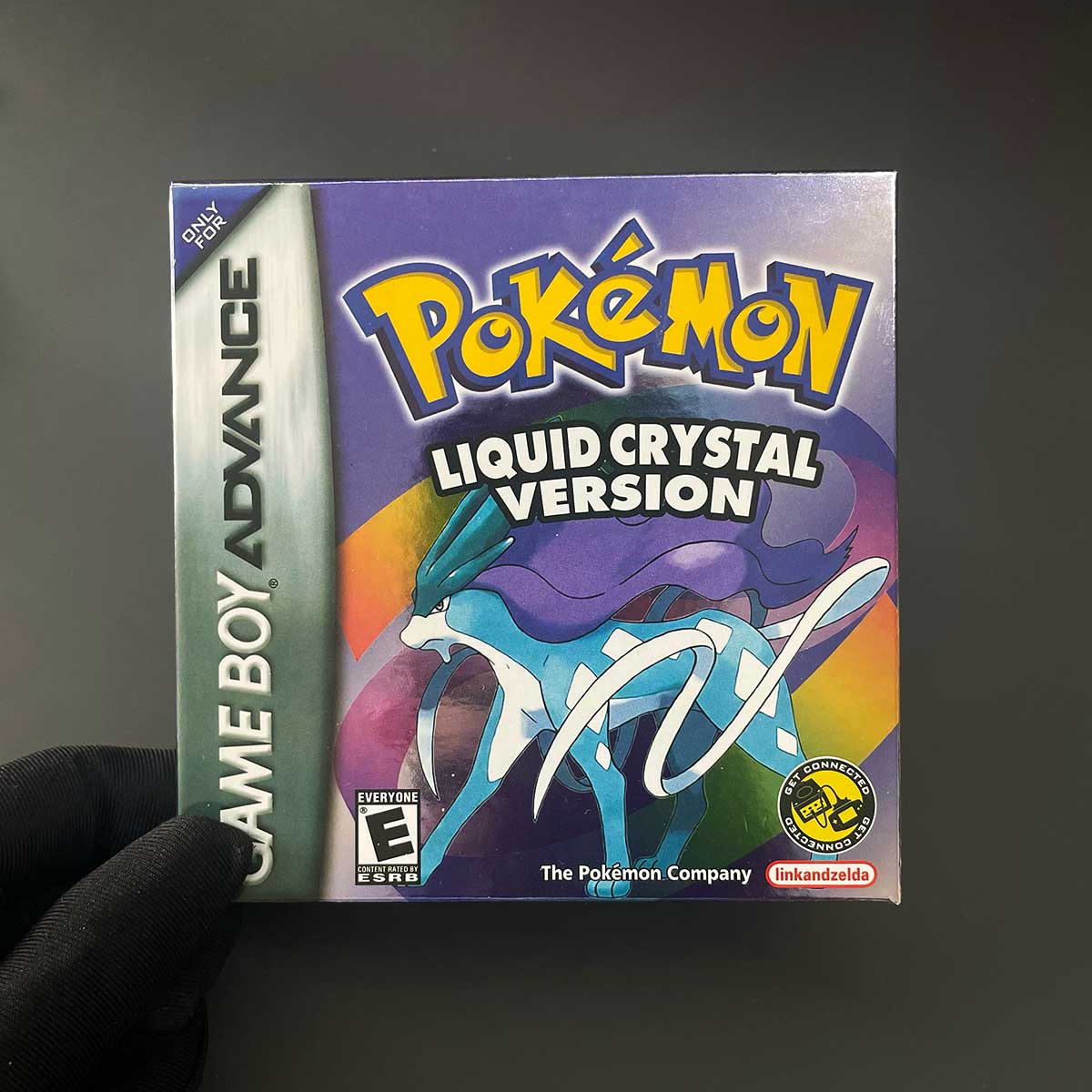 USA Pokemon LIQUID CRYSTAL cart box For GBA