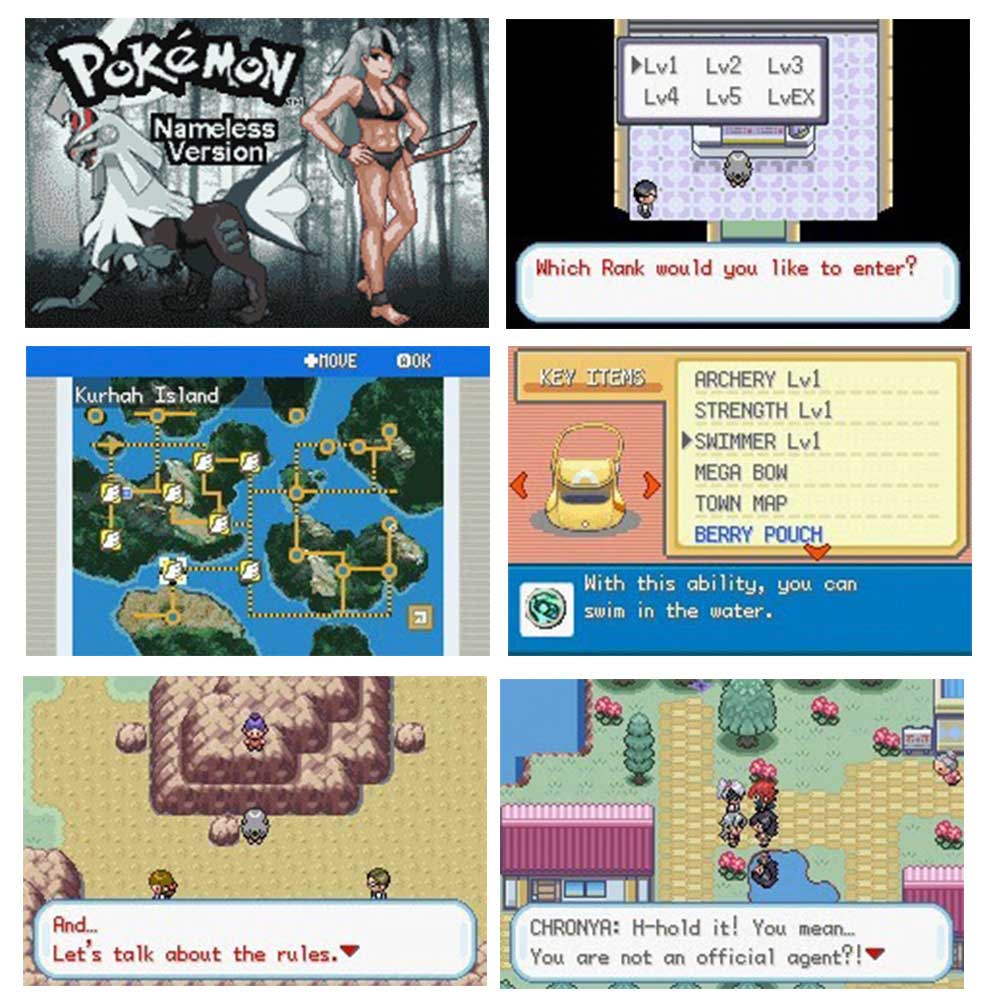 USA Pokemon NAMELESS v5.45 For GBA