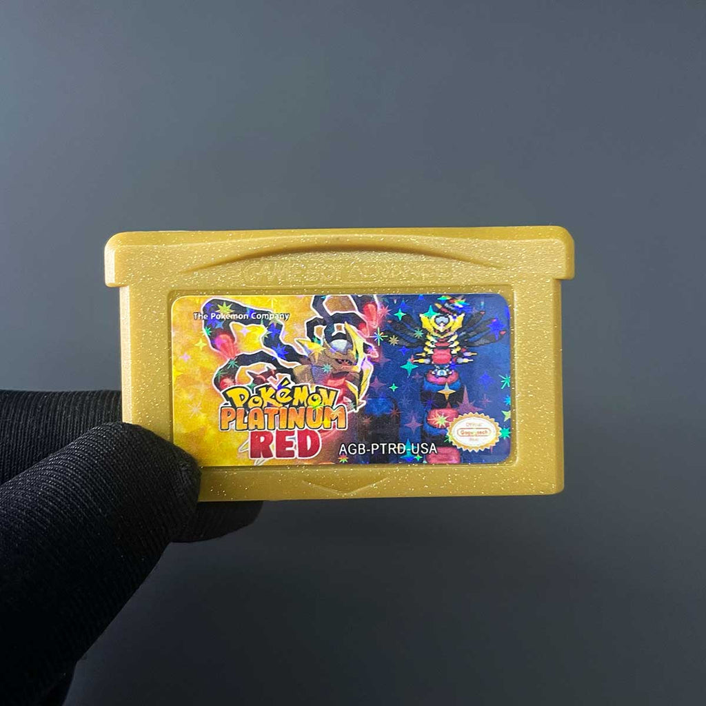 USA Pokemon PLATINUM RED For GBA