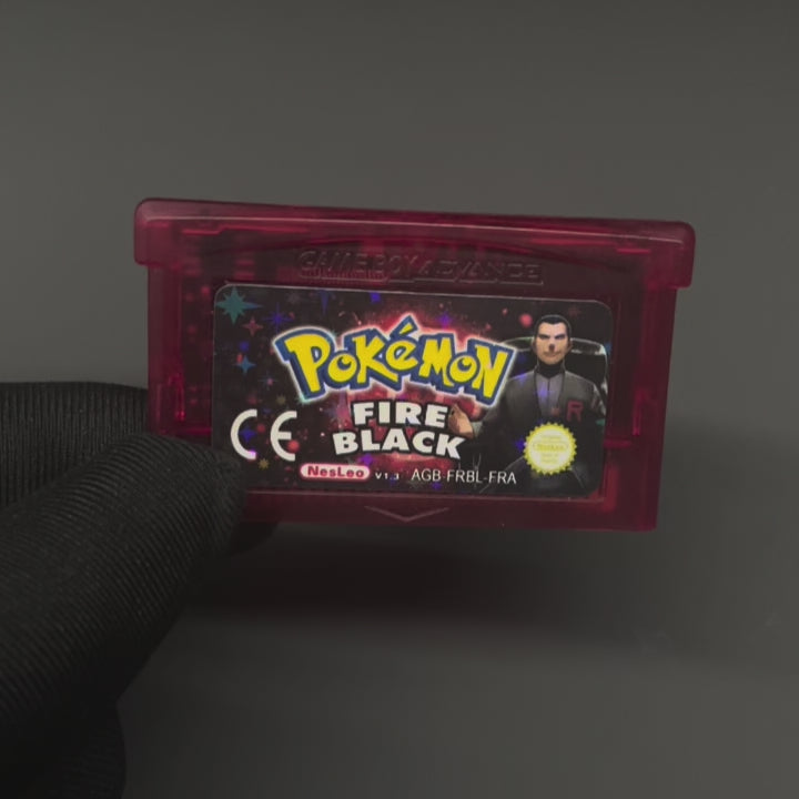 FRA French Pokemon FIRE BLACK v1.3 For GBA