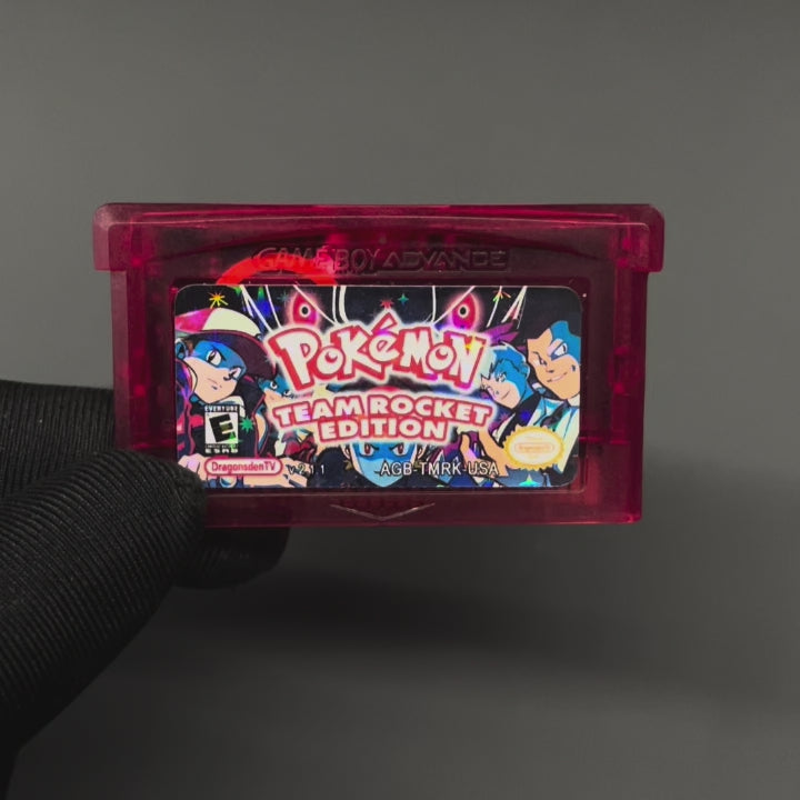 USA ESP Pokemon TEAM ROCKET For GBA