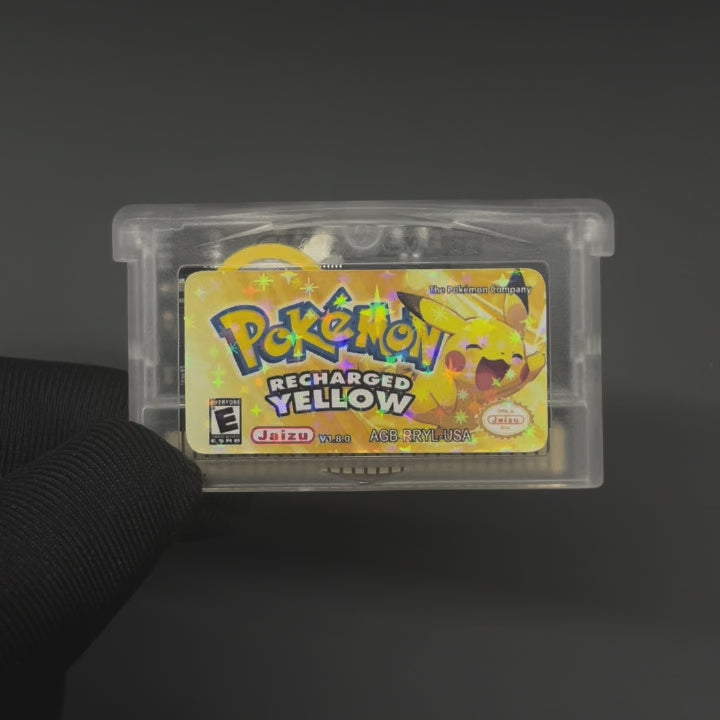 USA Pokemon RECHARGED YELLOW v1.8 For GBA