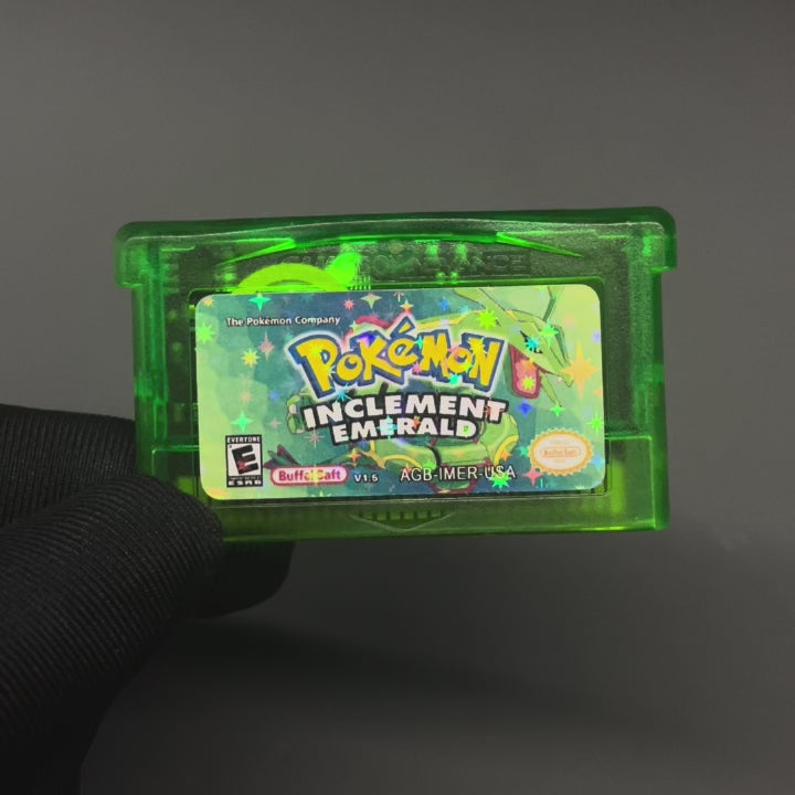 USA Pokemon INCLEMENT EMERALD v1.5 For GBA