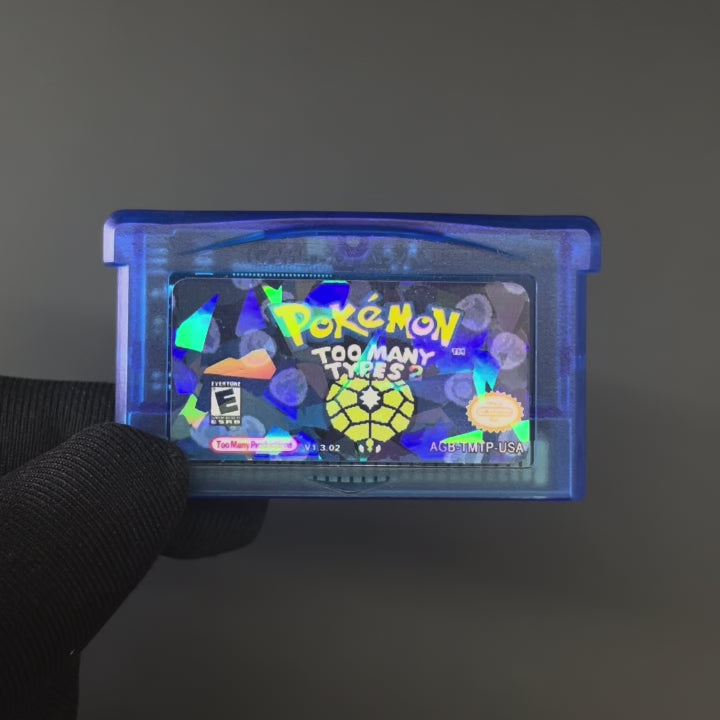 USA Pokemon TOO MANY TYPES For GBA