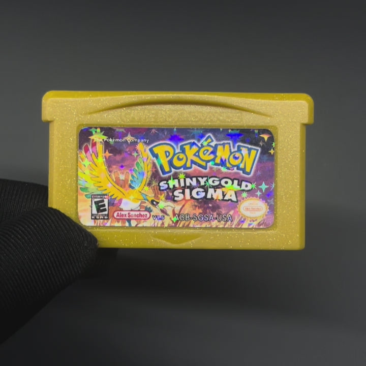 USA Pokemon SHINY GOLD SIGMA v1.5 For GBA