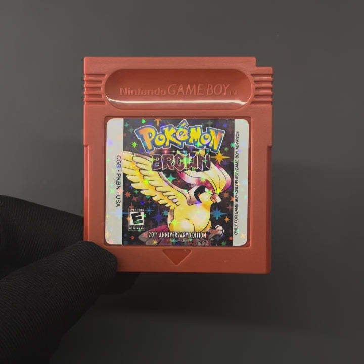 USA version Pokemon BROWN For GBC