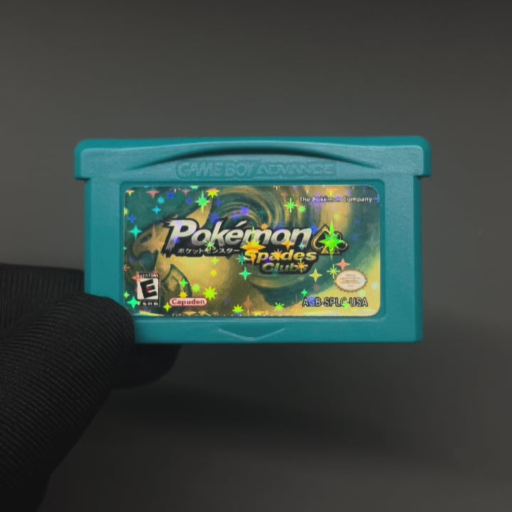 USA Pokemon Spades Clubs For GBA