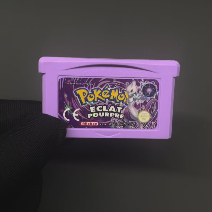 FRA French Pokemon ECLAT POURPRE  For GBA