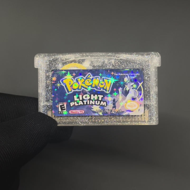 USA Pokemon LIGHT PLATINUM For GBA
