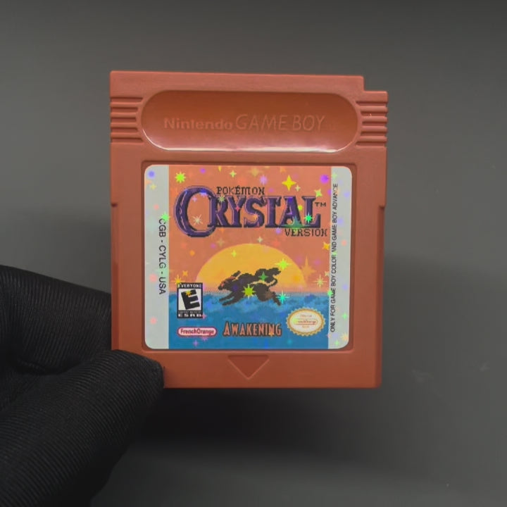 USA Pokemon CRYSTAL AWAKENING For GBC