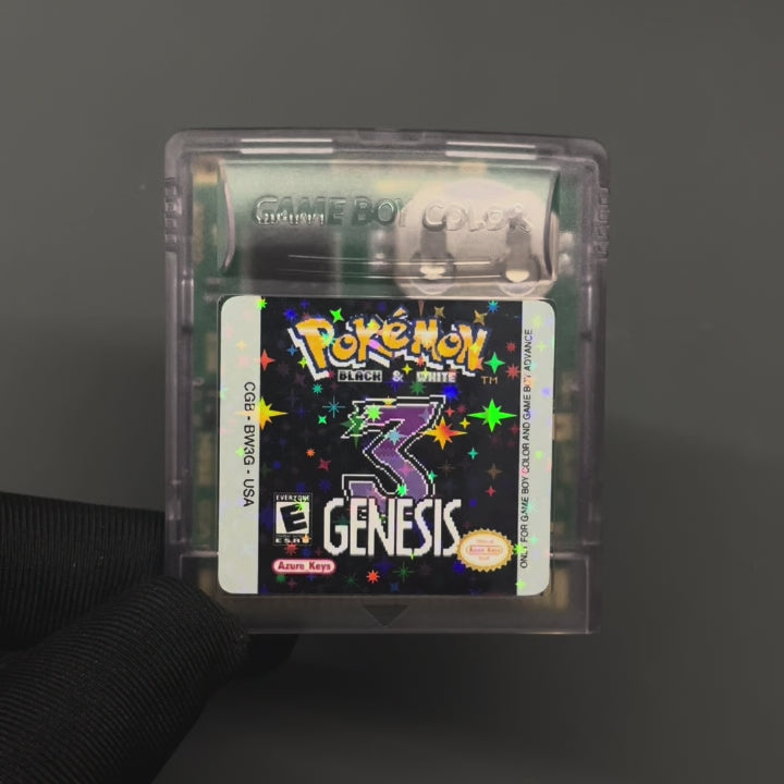 USA Pokemon Black and White 3 For GBC