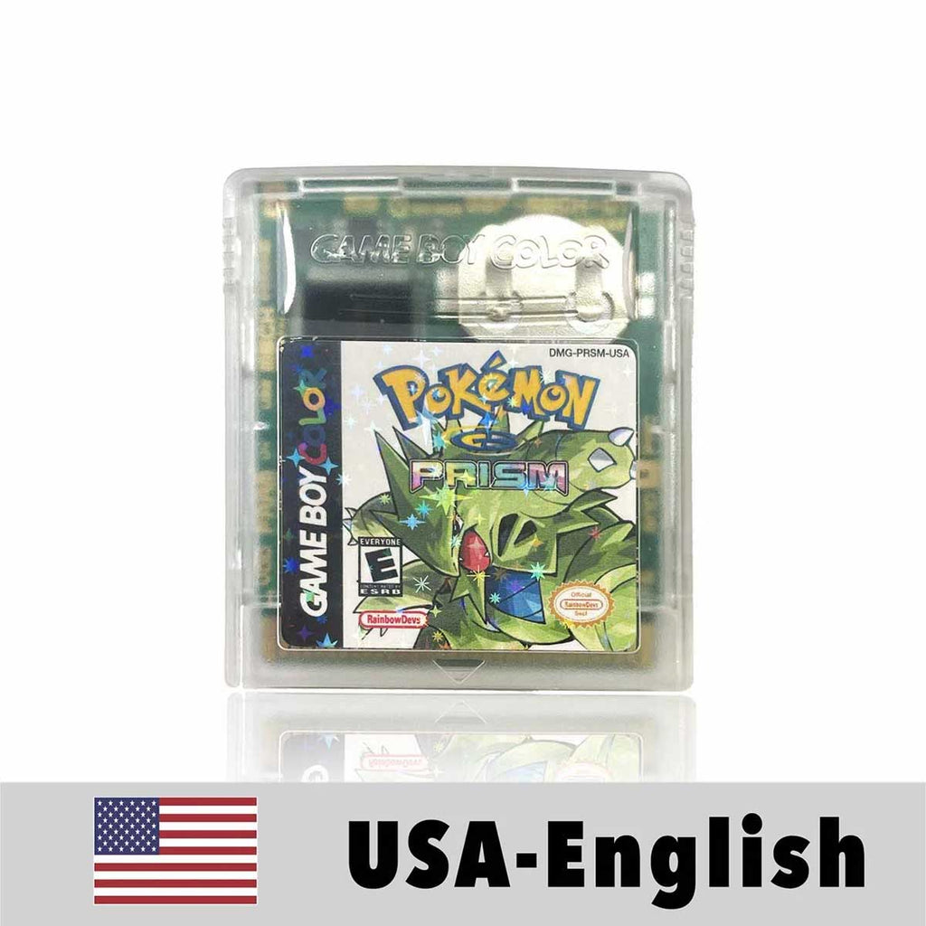 USA ESP NOE pokemon PRISM cart box for gbc