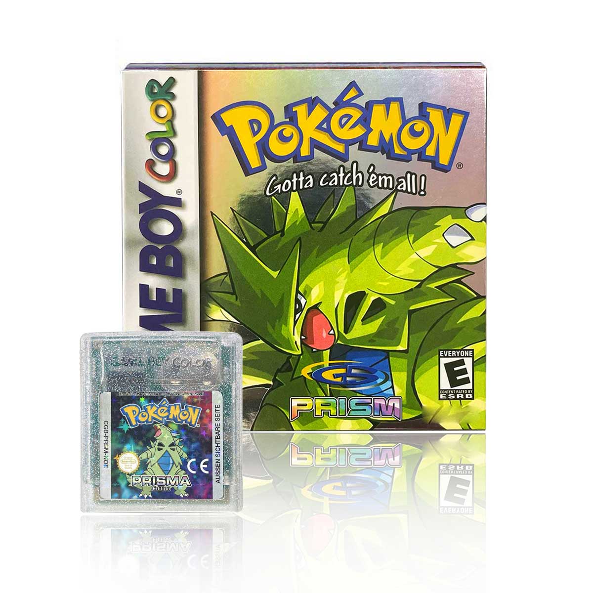 USA ESP NOE pokemon PRISM cart box for gbc