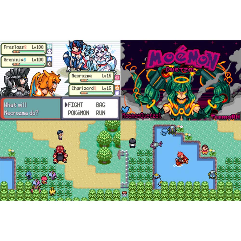 USA ESP Pokemon QUETZAL For GBA