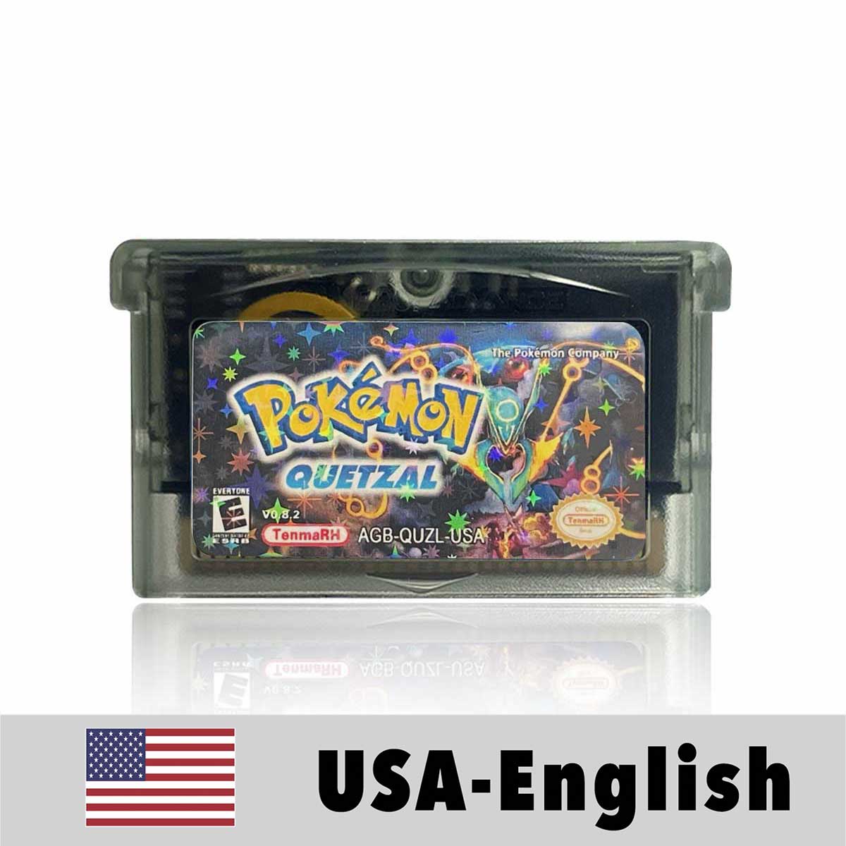USA ESP Pokemon QUETZAL For GBA