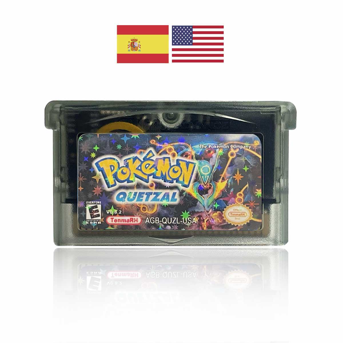 USA ESP Pokemon QUETZAL For GBA