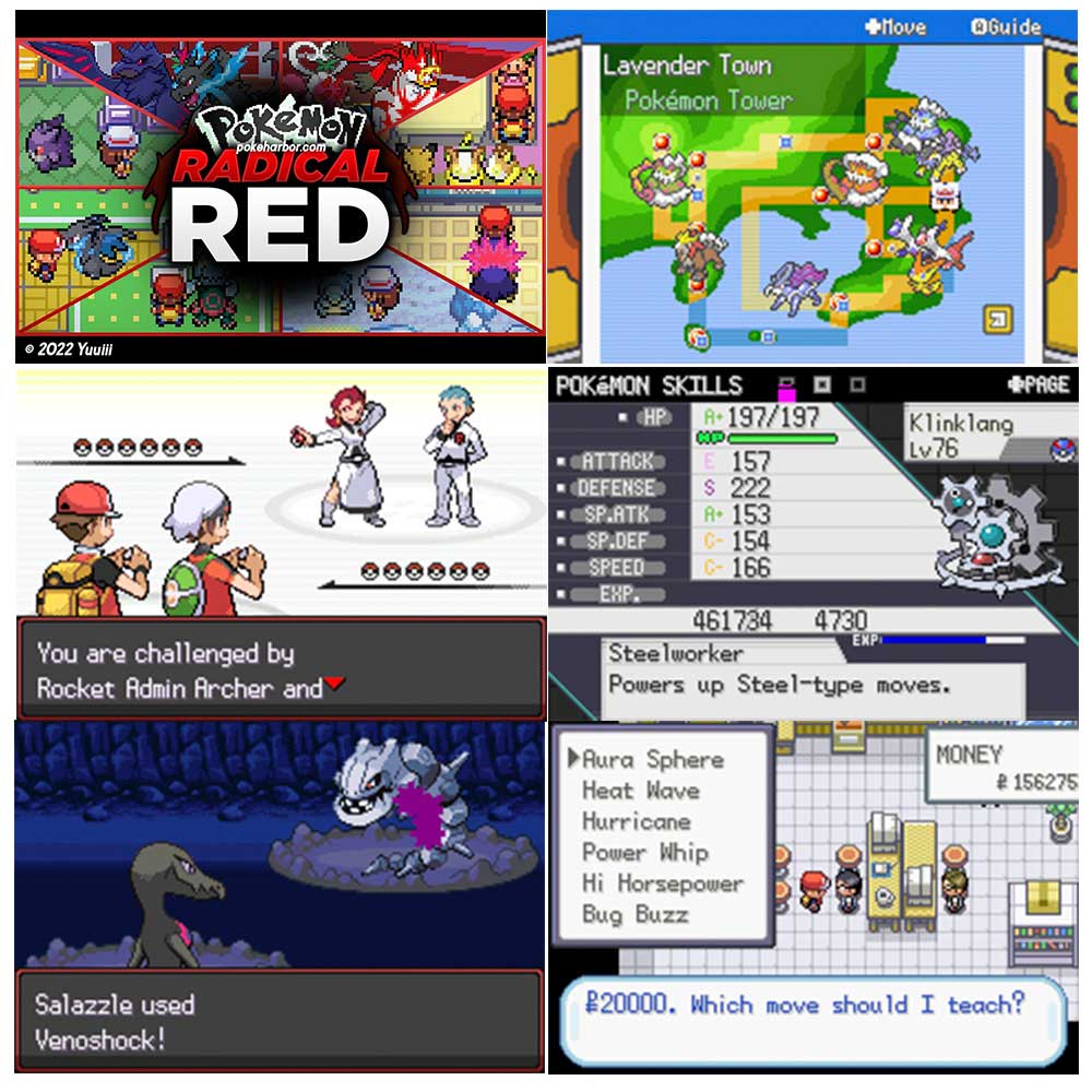 USA Pokemon RADICAL RED v4.1  For GBA